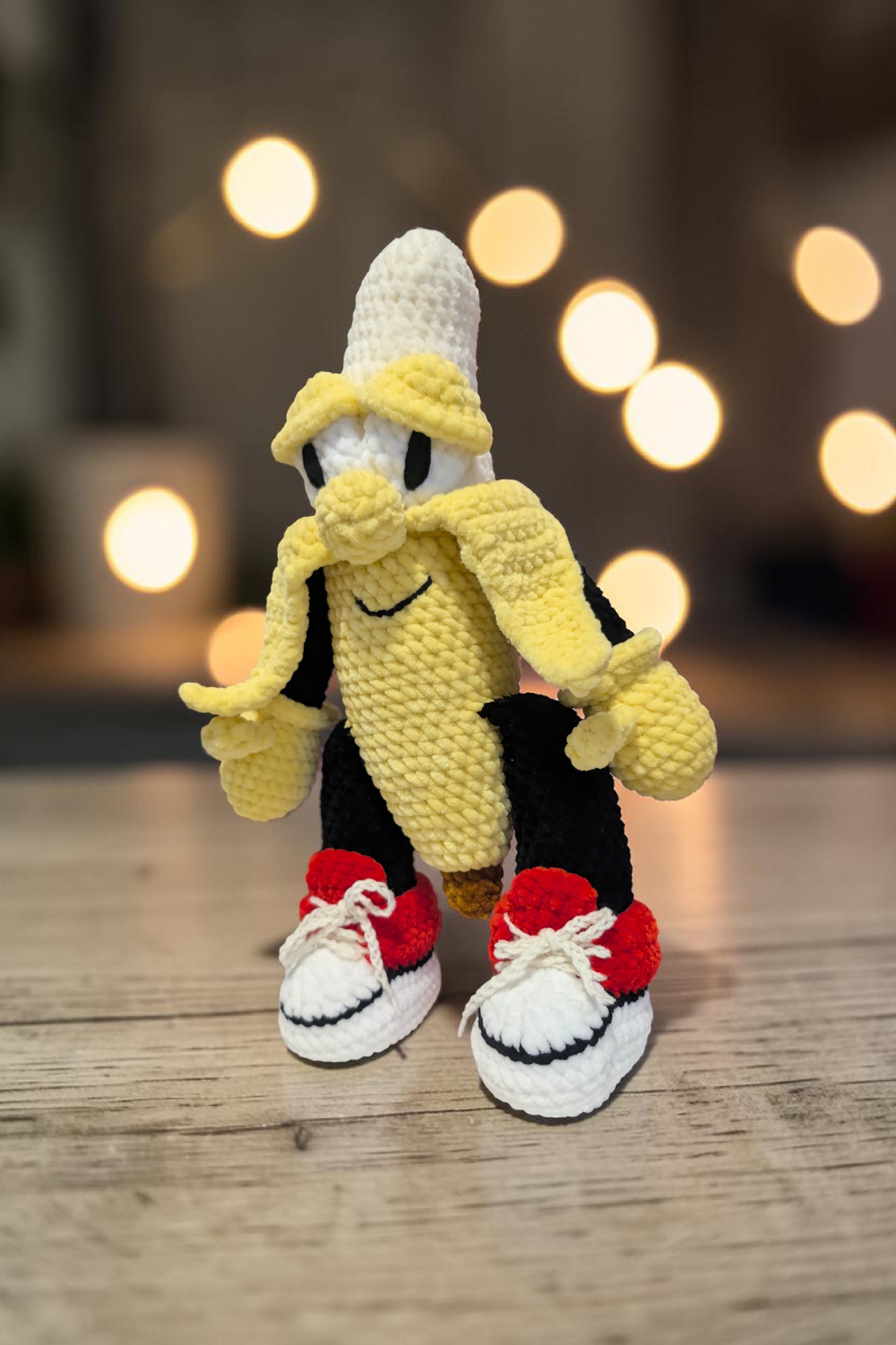 Banan- wzór szydełkowy